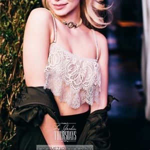 Cream Victoria’s Secret lace Bralette